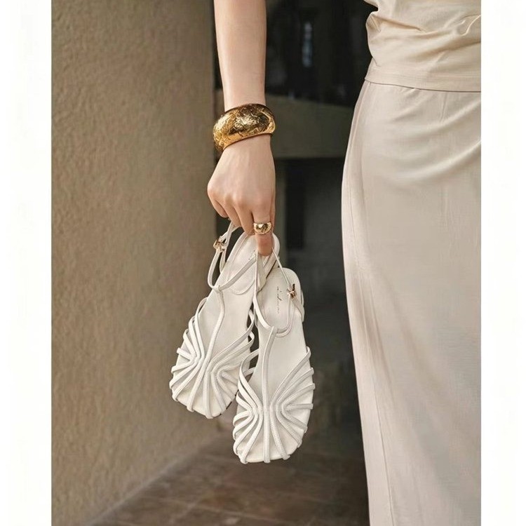 French-style Vintage Woven Toe - French Vintage Fashion 评论和价格