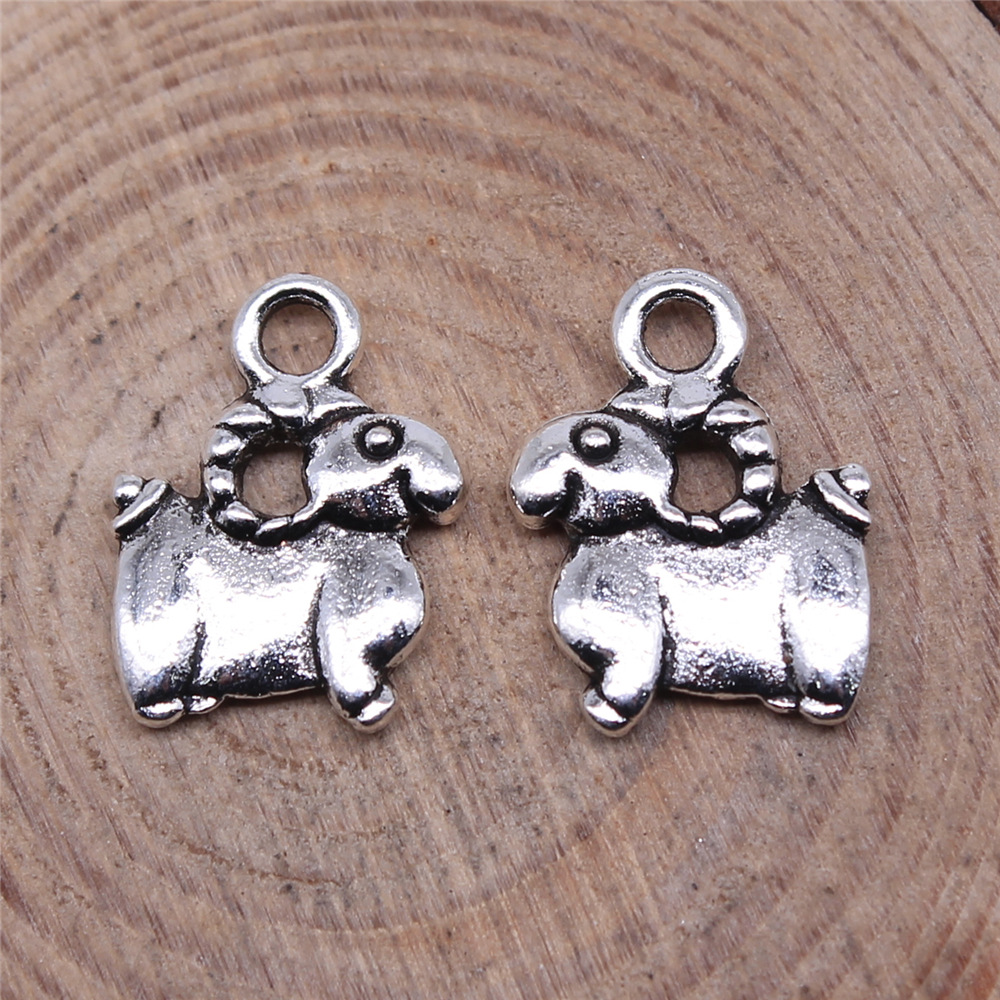 10pcs 11x14mm Antique Silver C - Vintage Fashion Nova 评论和价格