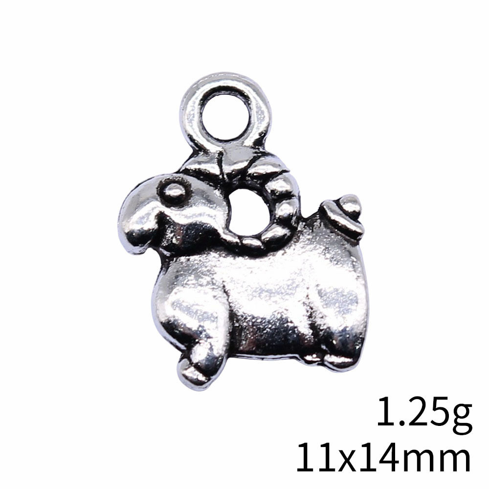 10pcs 11x14mm Antique Silver C - Vintage Fashion Nova 评论和价格