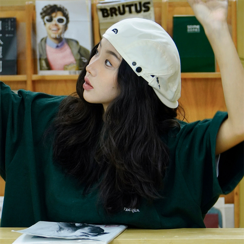 New Fashion Beret Cap Female G - Vintage Fashion Newspaper 评论和价格