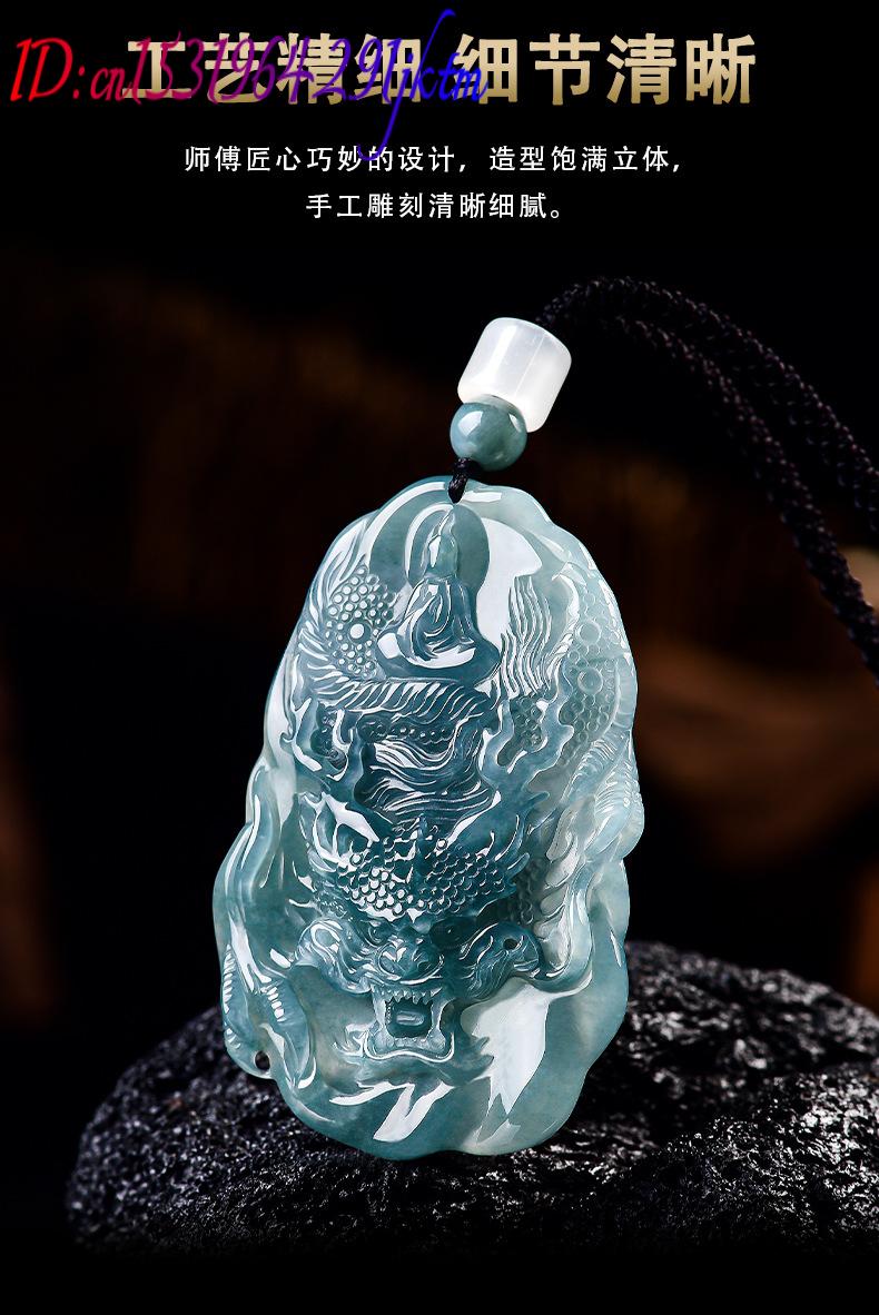 Natural Burmese Jadeite Dragon - Vintage Fashion Luxury 评论和价格