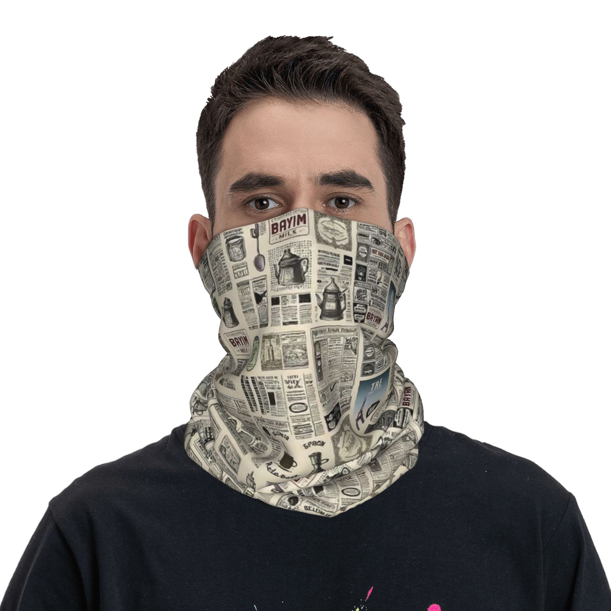 Vintage Newspaper Pattern Band - Vintage Fashion Newspaper 评论和价格