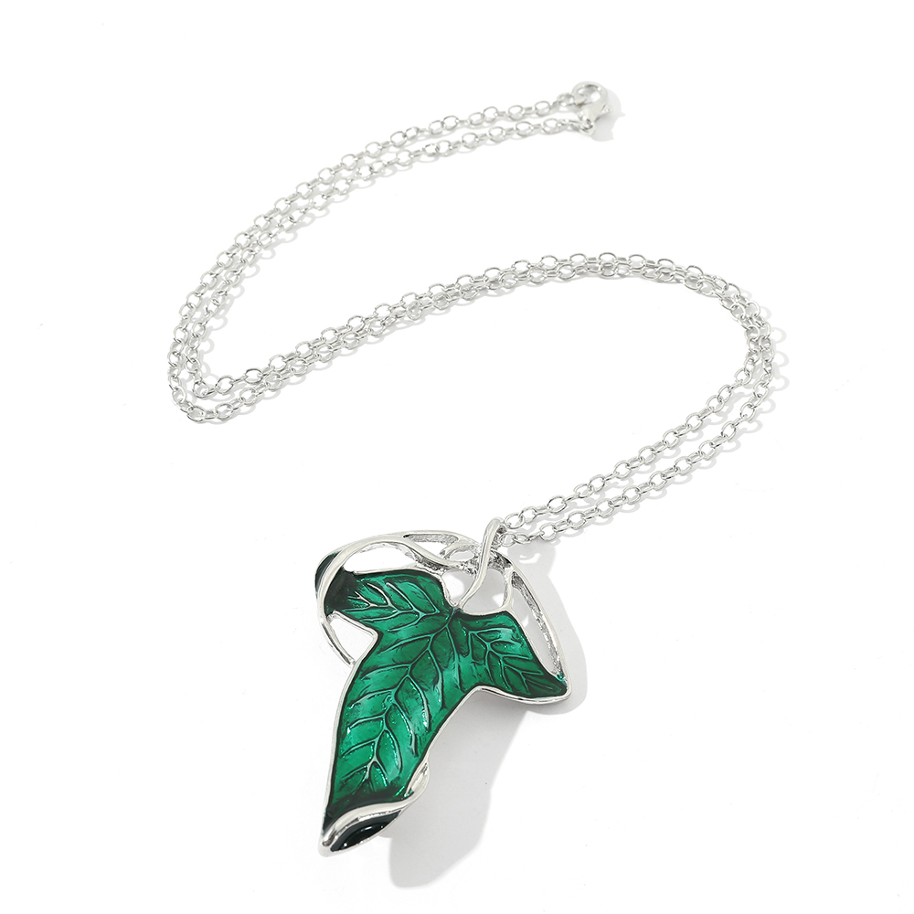 Vintage Green Leaf Pendant Nec - Vintage Fashion Nova 评论和价格
