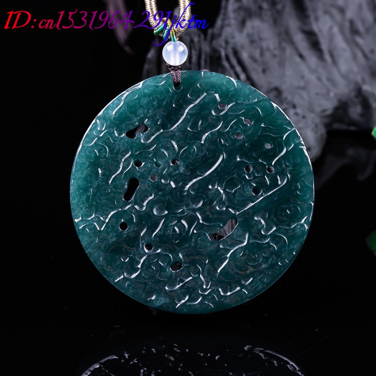 Burmese Jadeite Dragon Pendant - Vintage Fashion Luxury 评论和价格