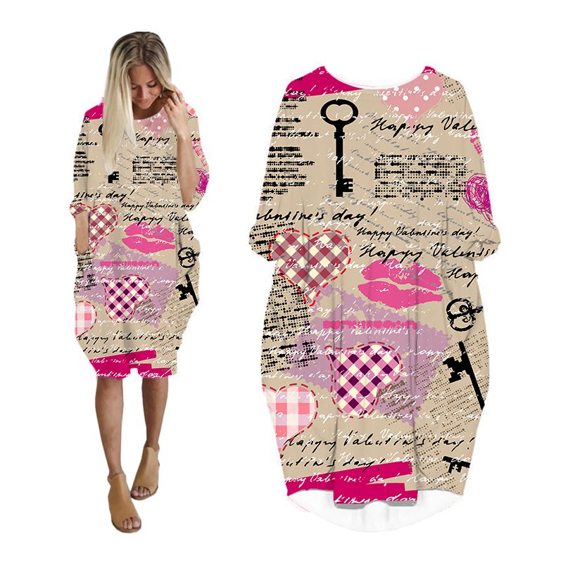 CLOOCL Newspaper Dress 3D Prin - Vintage Fashion Newspaper 评论和价格