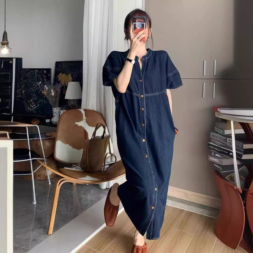New French Vintage Loose Denim - French Vintage Fashion 评论和价格