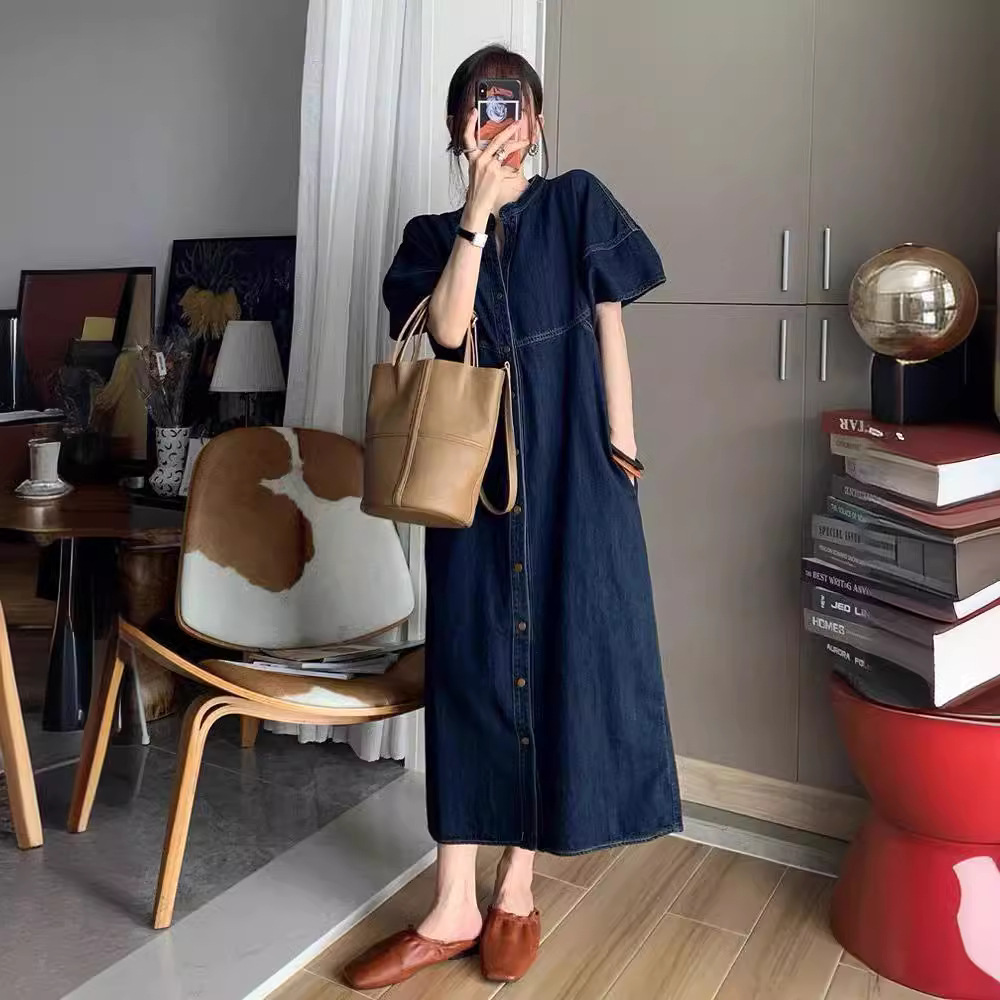 New French Vintage Loose Denim - French Vintage Fashion 评论和价格