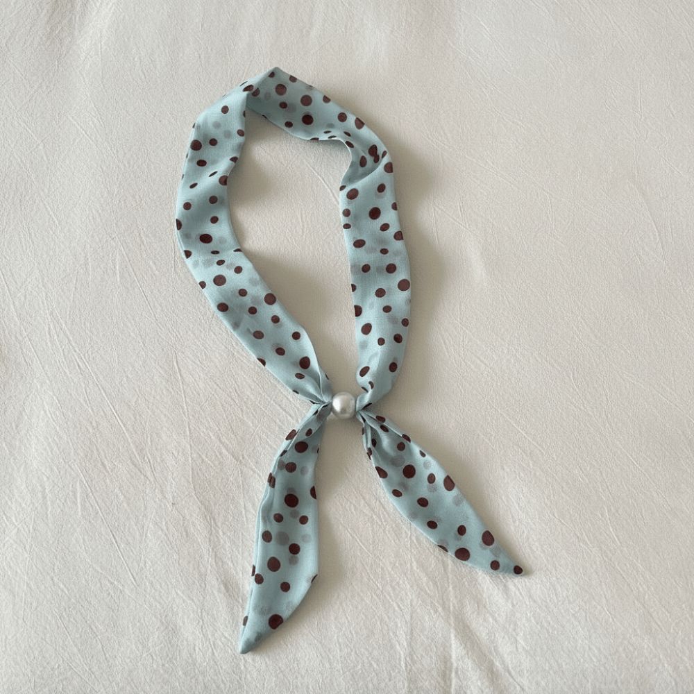 New Vintage Thin Polka Dot Nec - French Vintage Fashion 评论和价格