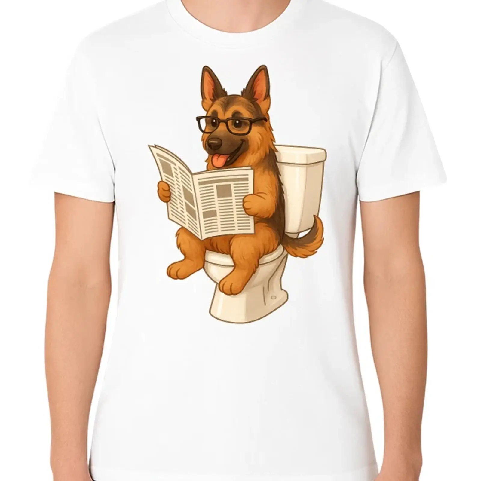 German Shepherd Dog Reading Ne - Vintage Fashion Newspaper 评论和价格